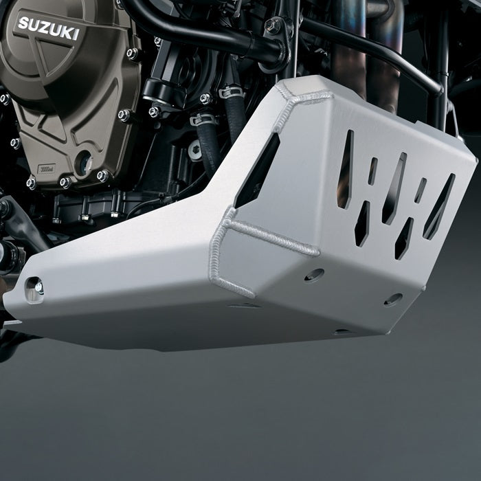 Suzuki Aluminum Skid Plate, Silver – Suzuki item 42500-25830