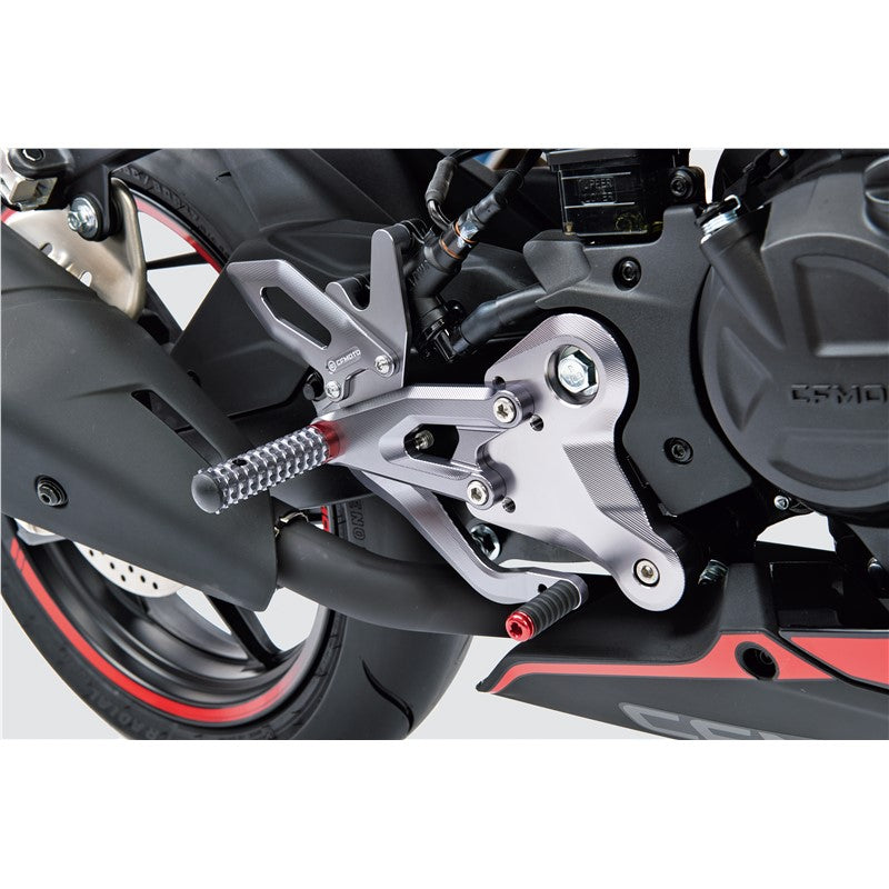 CFMOTO Rearsets - Silver product image 4