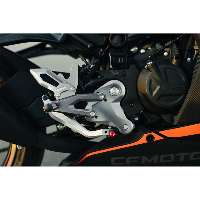 CFMOTO Rearsets - Silver product image 2