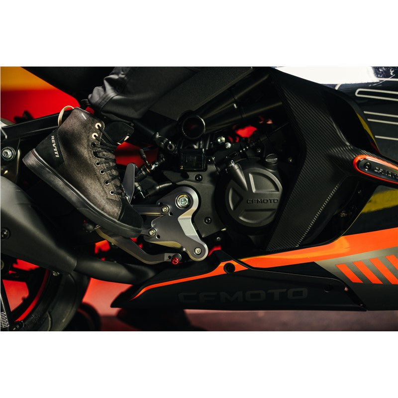 CFMOTO Rearsets - Silver product image 3