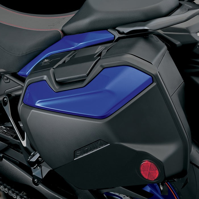 Suzuki Side Case Garnish, Pearl Vigor Blue – Suzuki item 95042-48K00-YKY