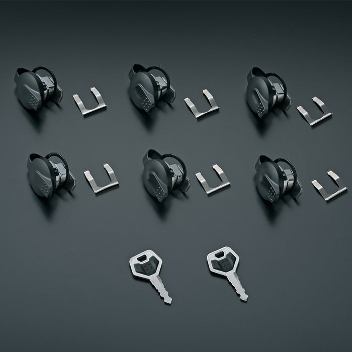 Suzuki 6 Piece Lock Set (Alum. Top & Side Cases) – Suzuki item 95700-25830