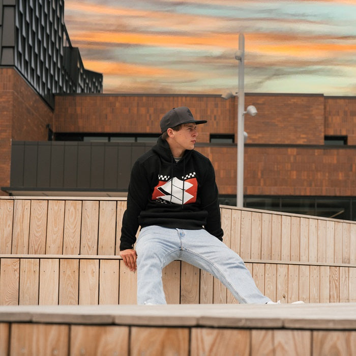 Checkered "S" Hoodie