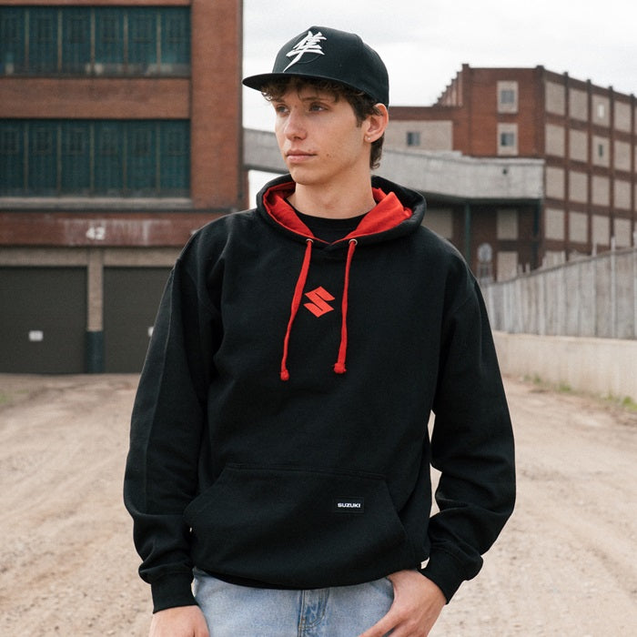 "S" Contrast Hoodie