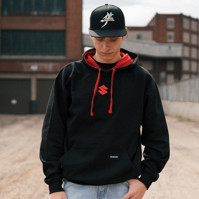 "S" Contrast Hoodie