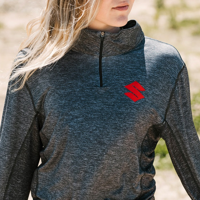 Suzuki Quarter Zip Performance Long Sleeve