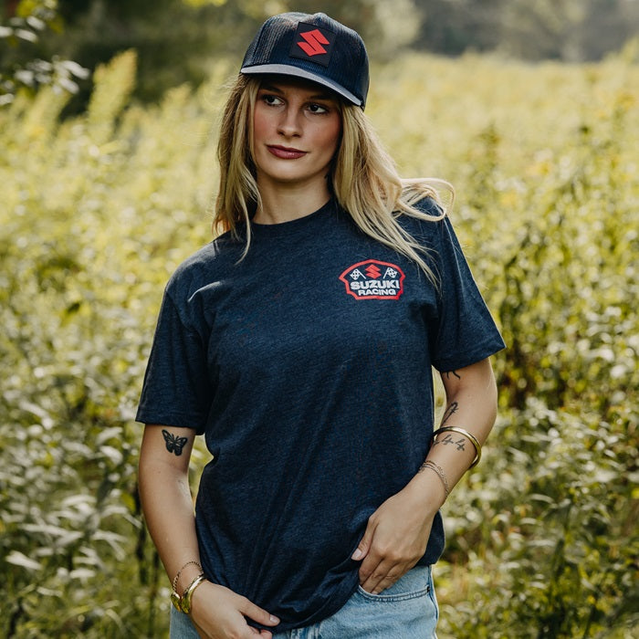 Suzuki Racing T-Shirt, Navy