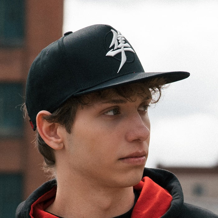 Hayabusa Kanji Black 5 Panel Hat