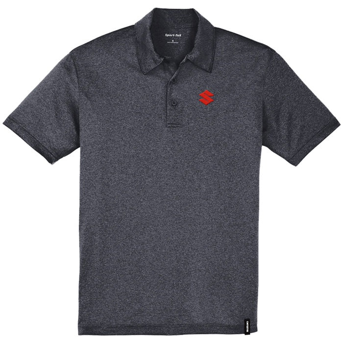 Suzuki Graphite Heather Polo