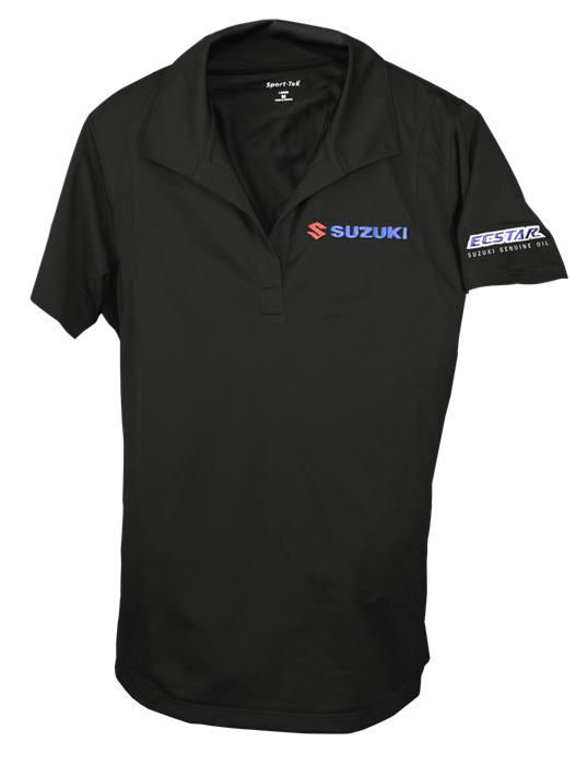 Women's SUZUKI ECSTAR Polo, Black