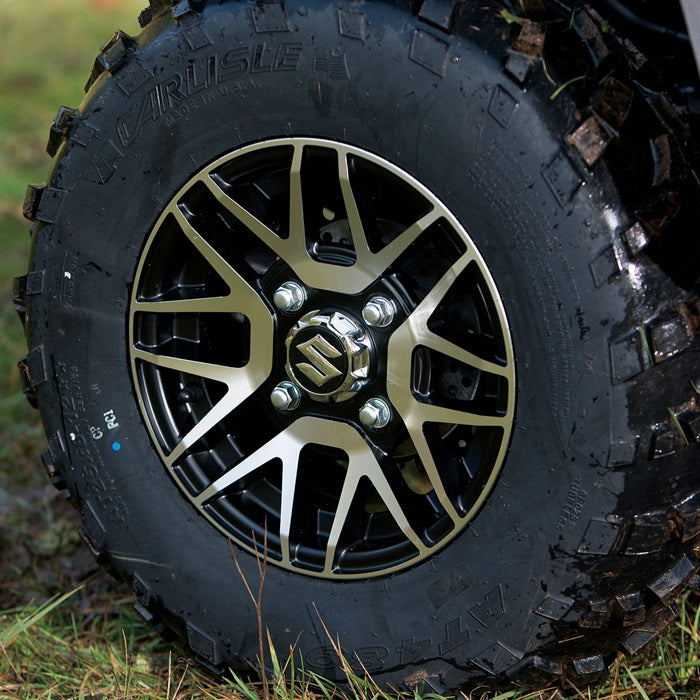 Suzuki Tire & Wheel Set, Silver/Black product image 2