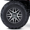 Suzuki Tire & Wheel Set, Silver/Black – Suzuki item 990A0-45240-SIL