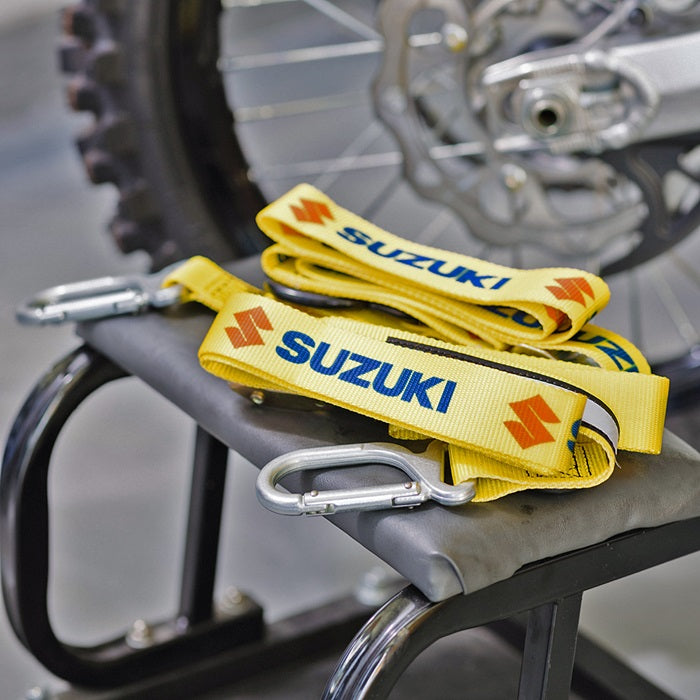Suzuki 1.5" Tiedowns, Yellow – Suzuki item 990A0-99010-YEL