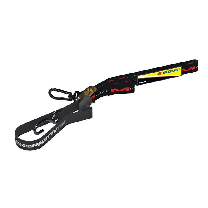 Suzuki M1 Phatty Ratcheting Tiedowns, Black (Set of 2) – Suzuki item 990A0-99102-BLK