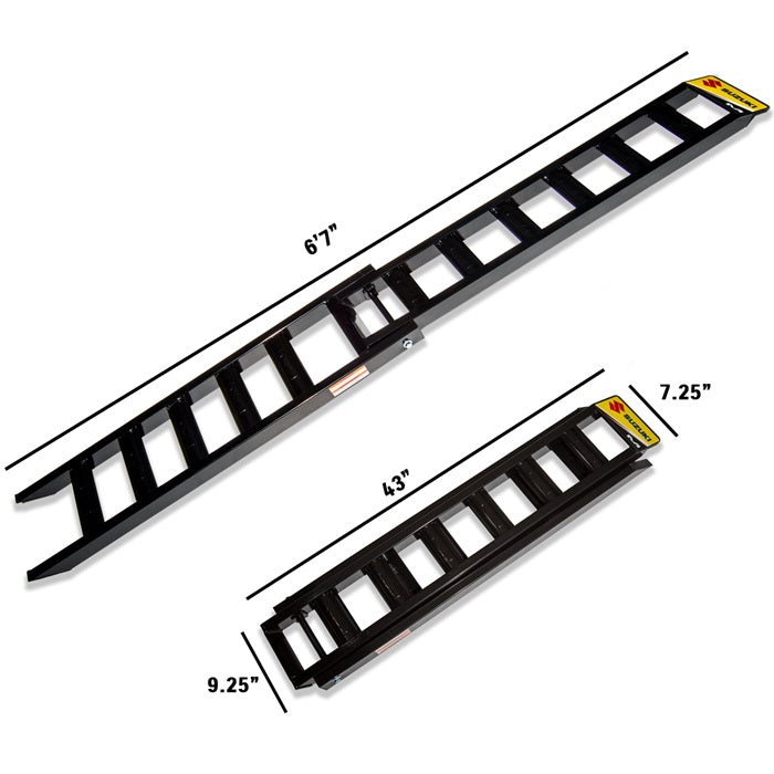 Suzuki A7 Foldable Aluminum Motorcycle Ramp product image 2