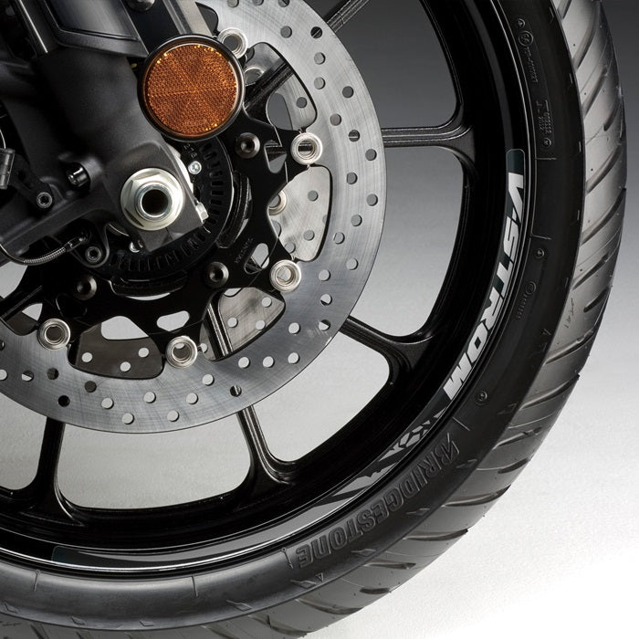 Suzuki Wheel Decal, 19" Front, Grey – Suzuki item 990D0-06LFW-GRY