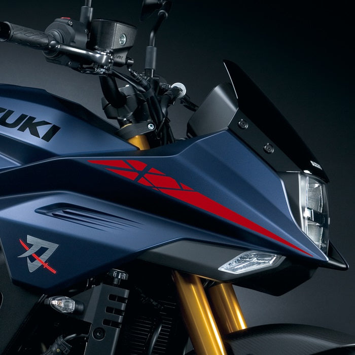 Suzuki "The Cut" Body Decal Set – Suzuki item 990D0-07L02-RED