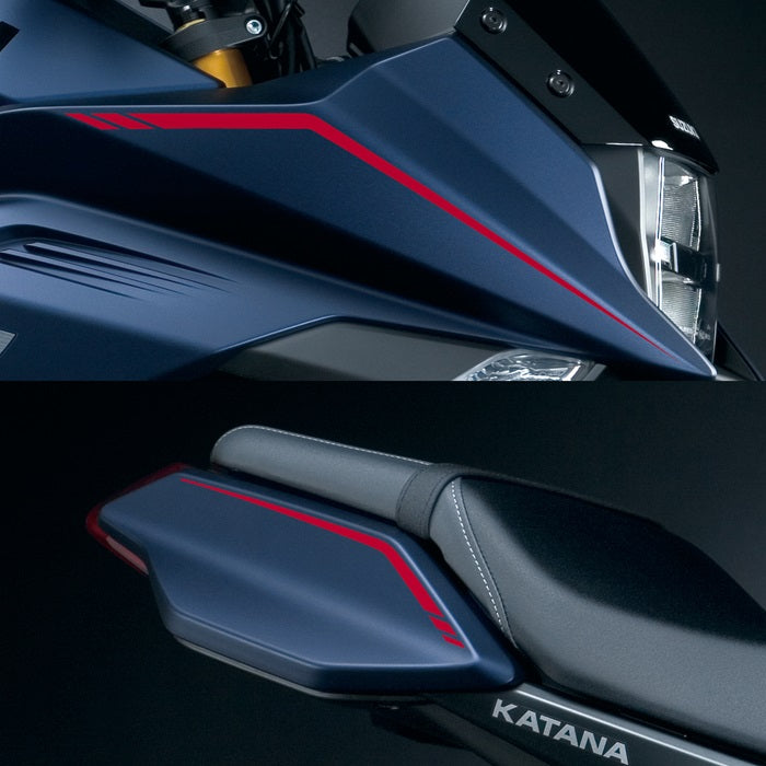 Suzuki "The Edge" Body Decal Set – Suzuki item 990D0-07L03-RED