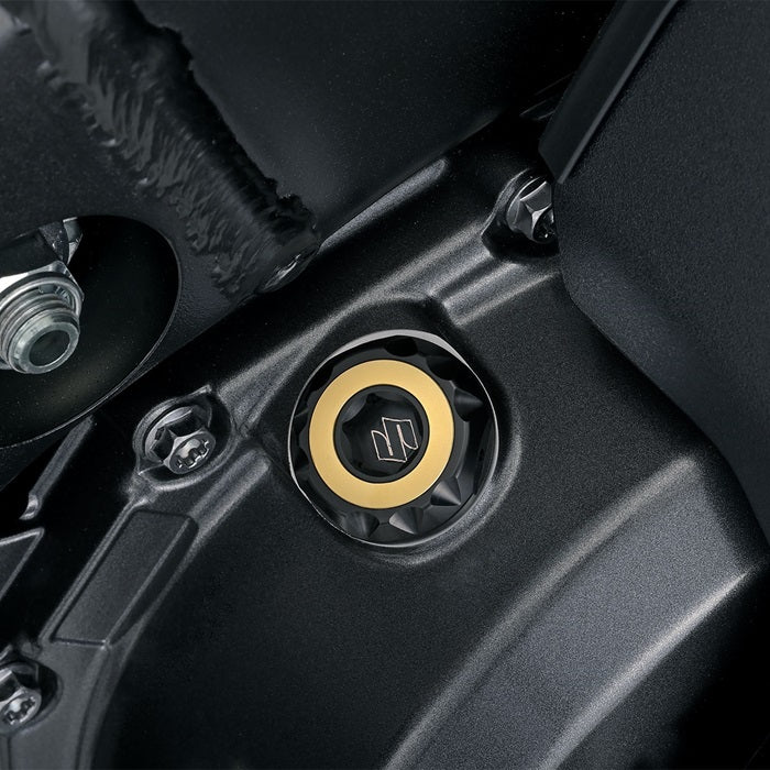 Suzuki Aluminum Oil Fill Cap – Suzuki item 990D0-17K36
