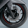 Suzuki Front Wheel Decal (Red/White V1) – Suzuki item 990D0-WHL07-001
