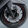 Suzuki Front Wheel Decal (Red/White V2) – Suzuki item 990D0-WHL08-001