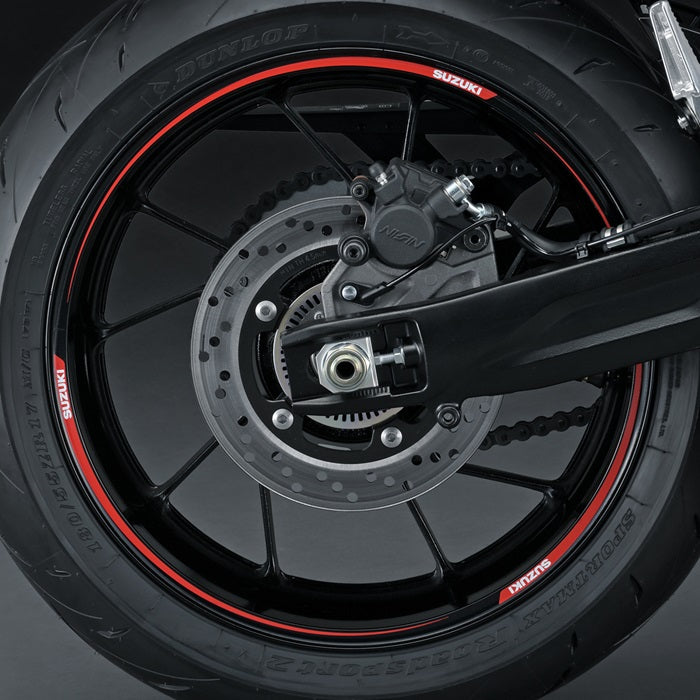 Suzuki Rim Decal, Red/Black product image 5