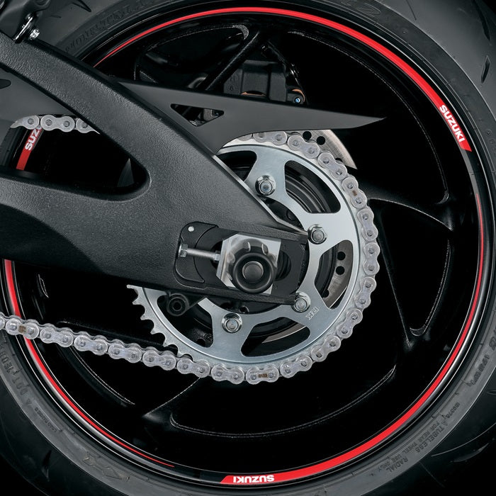 Suzuki Rim Decal, Red/Black product image 3