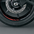 Suzuki Wheel Decal, 17" Rear, Red – Suzuki item 99183-25L10-RED