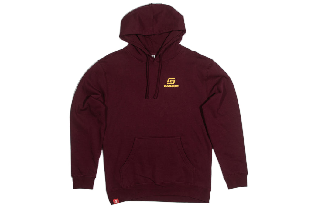 GASGAS CRAZY TWIST HOODIE MAROON