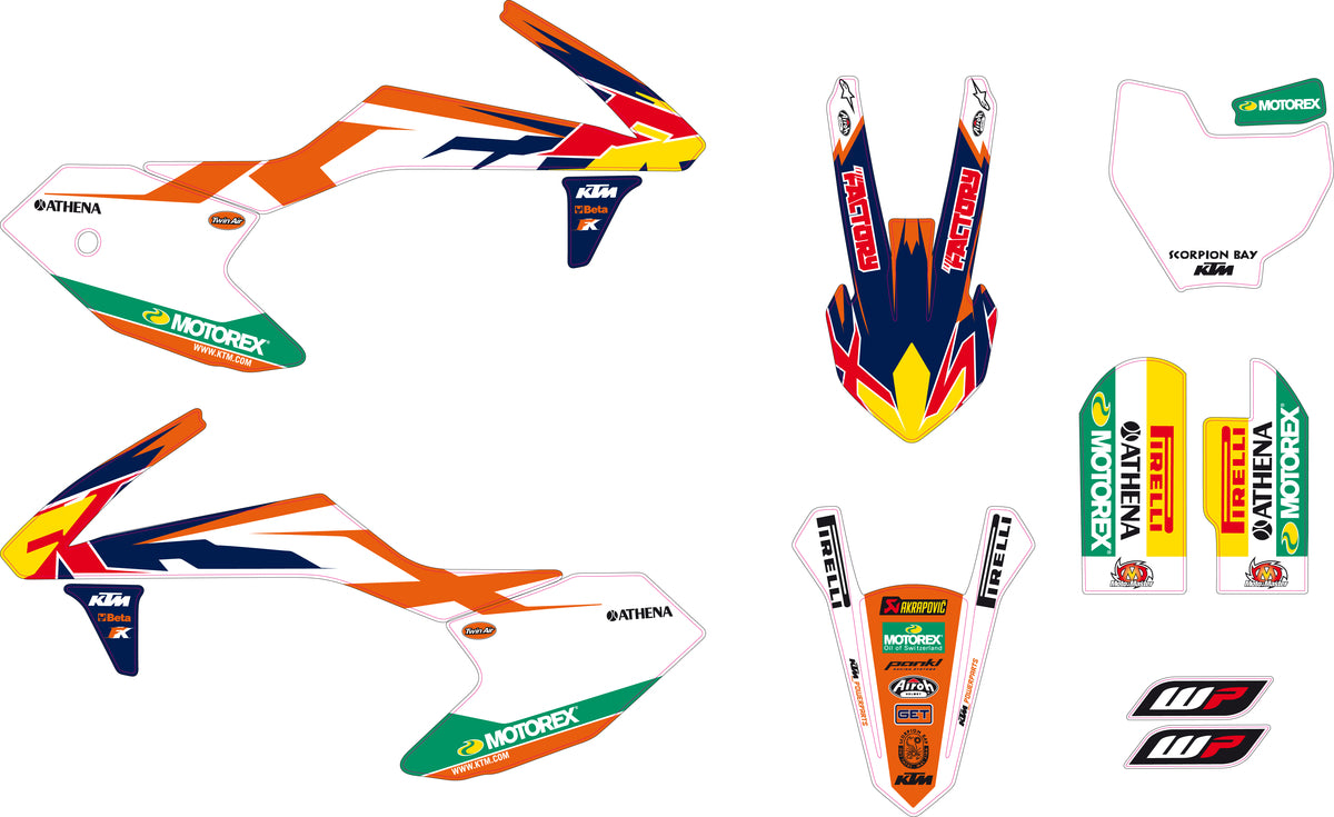 KTM Factory graphics kit – 45308990000 – KTM part 45308990000