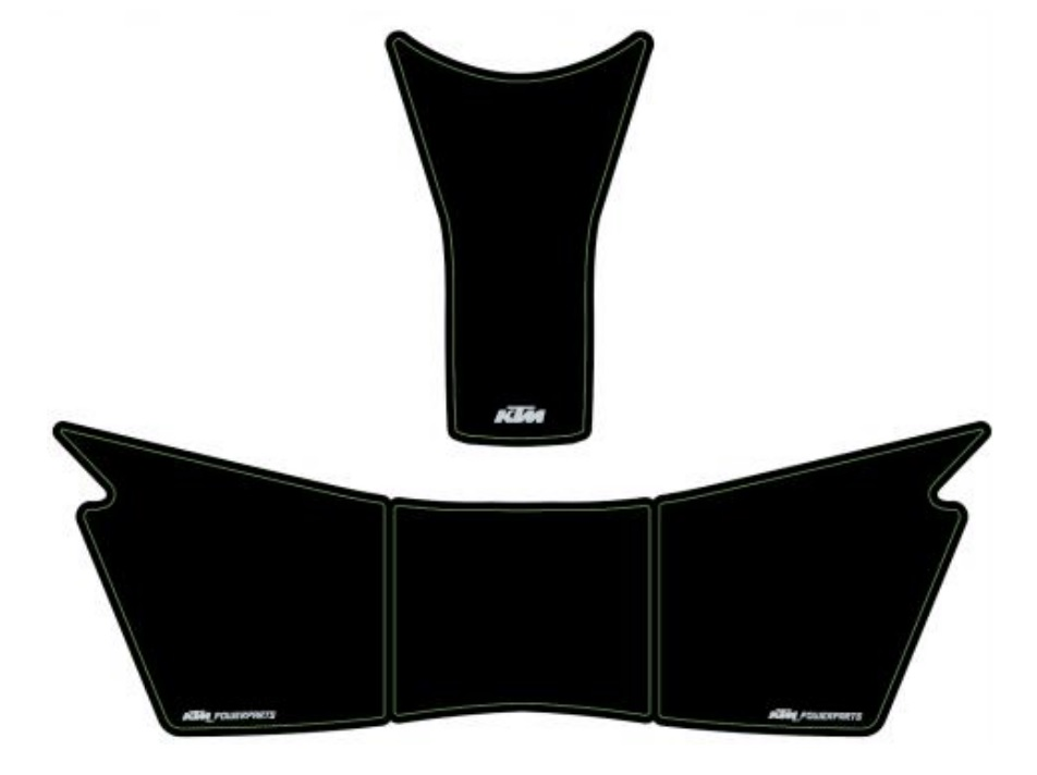 KTM Fuel tank protection sticker kit – 61707914000 – KTM part 61707914000