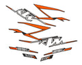 KTM Carbon graphics kit – 61708998000 – KTM part 61708998000