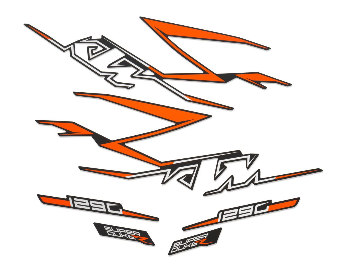 KTM Carbon graphics kit – 61708998000 – KTM part 61708998000