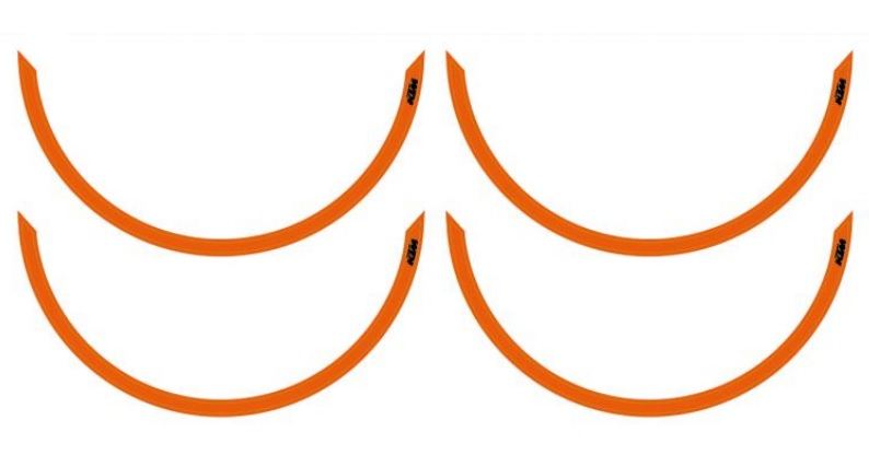 KTM Wheel rim sticker kit – 61909998000 – KTM part 61909998000