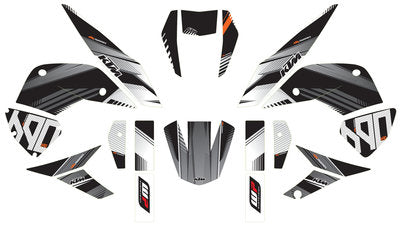 KTM Structure graphics kit – KTM part 76008999200