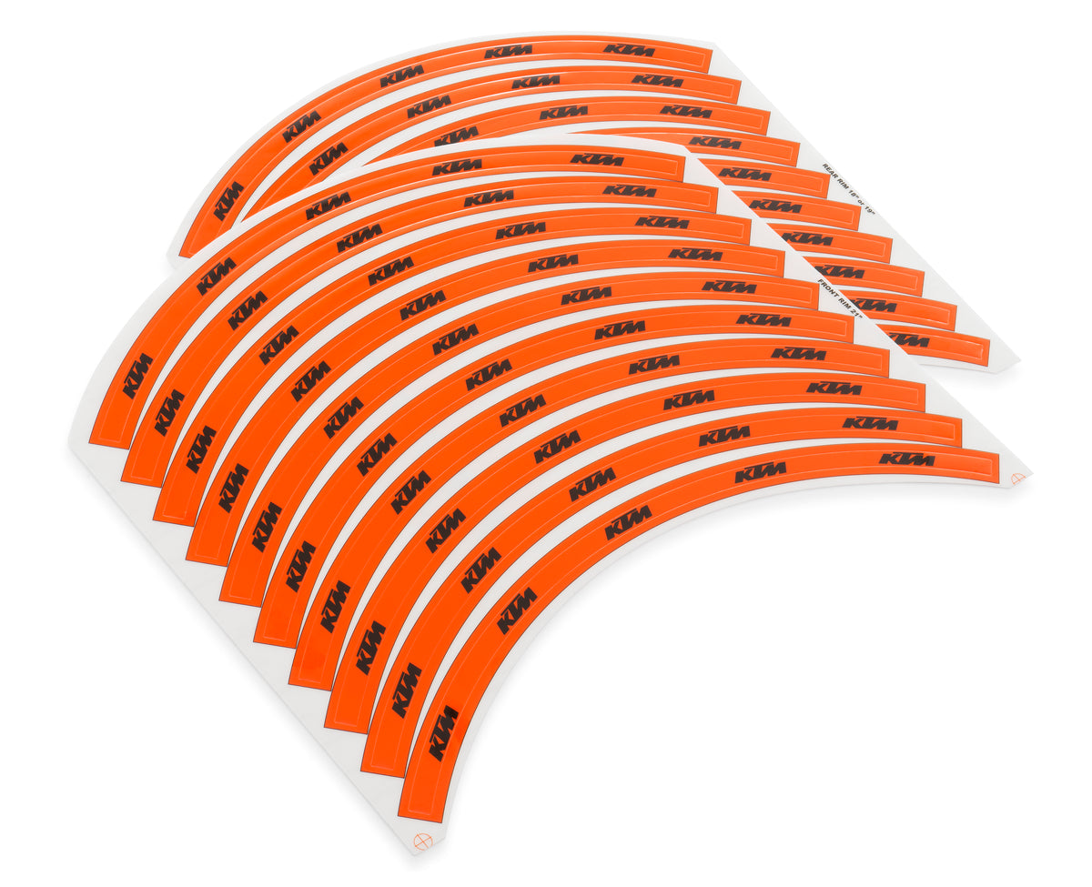 KTM Wheel rim sticker kit – 78009099000 – KTM part 78009099000