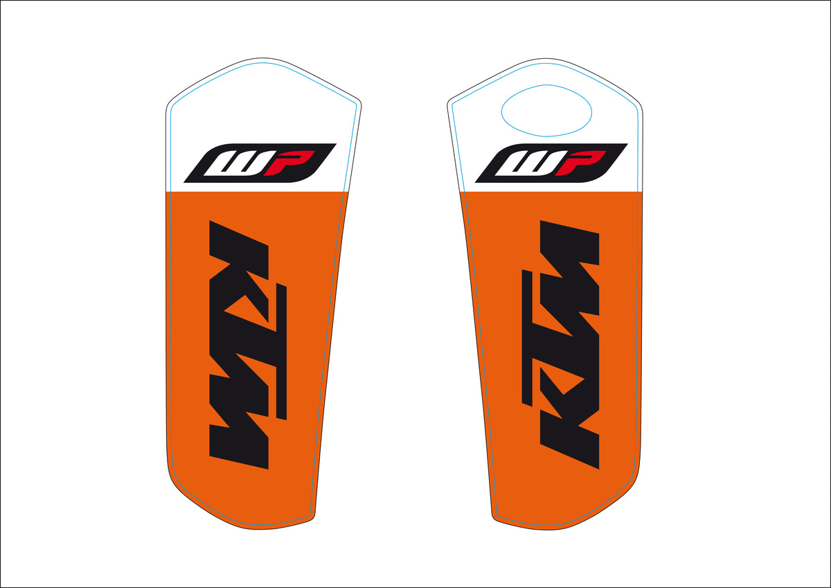 KTM Fork protector sticker set – KTM part 79001994050