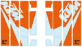 KTM Radiator protection grille sticker kit – 79108999000 – KTM part 79108999000