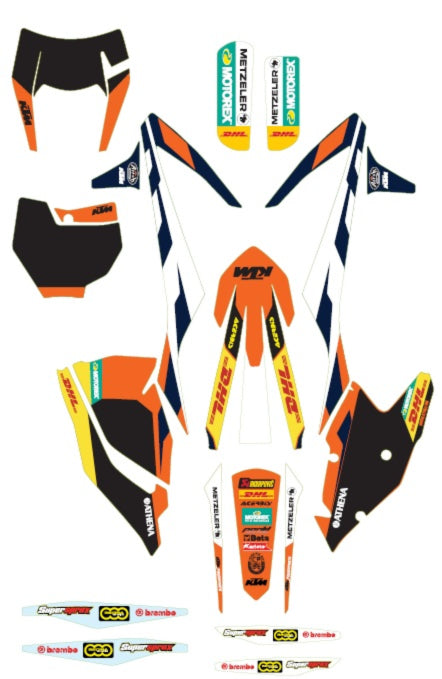KTM Factory graphics kit – 79408990000 – KTM part 79408990000