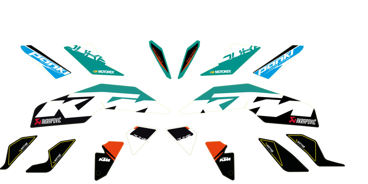 KTM Factory graphics kit – 93008999000 – KTM part 93008999000