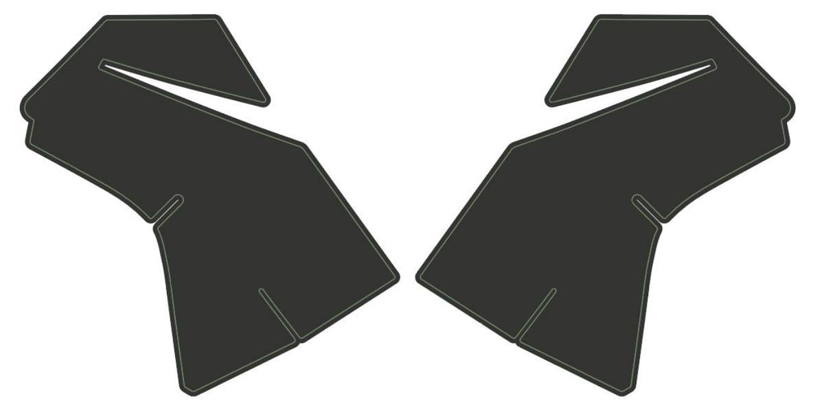 KTM Fuel tank protection sticker kit – A61007997000 – KTM part A61007997000