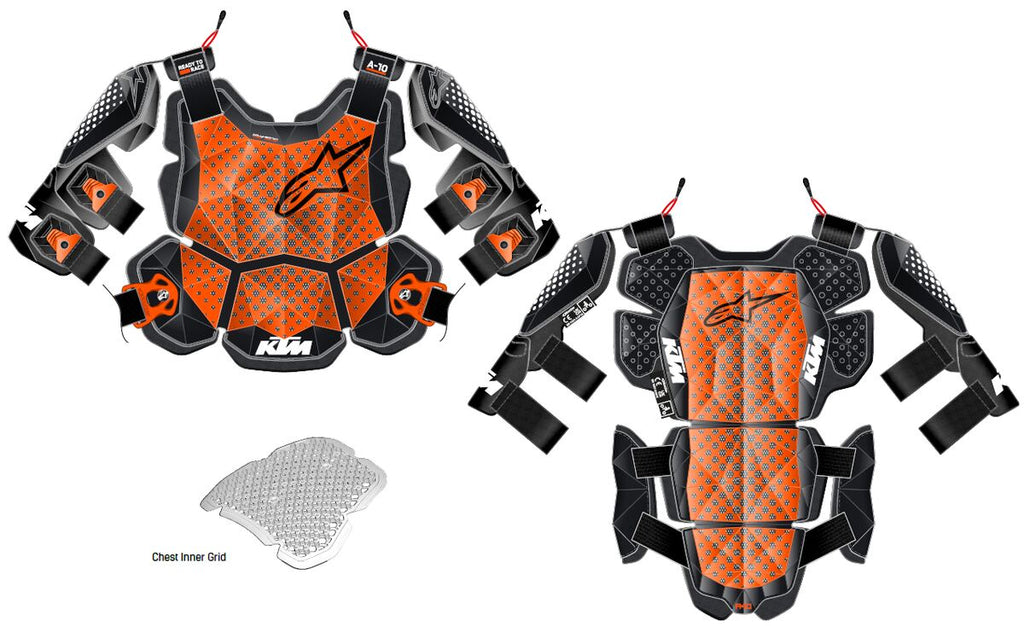 KTM A-10 V2 FULL CHEST PROTECTOR