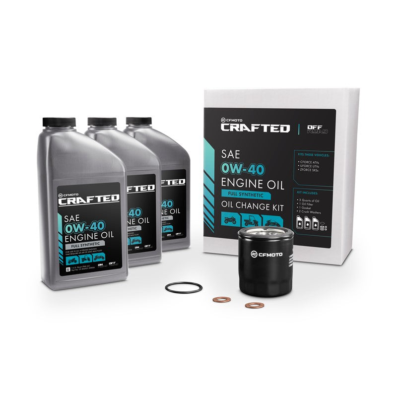 CFMOTO Oil Change Kit, 0W-40 Off-Road, 3 Quarts – CFMOTO part CF-852021-00821